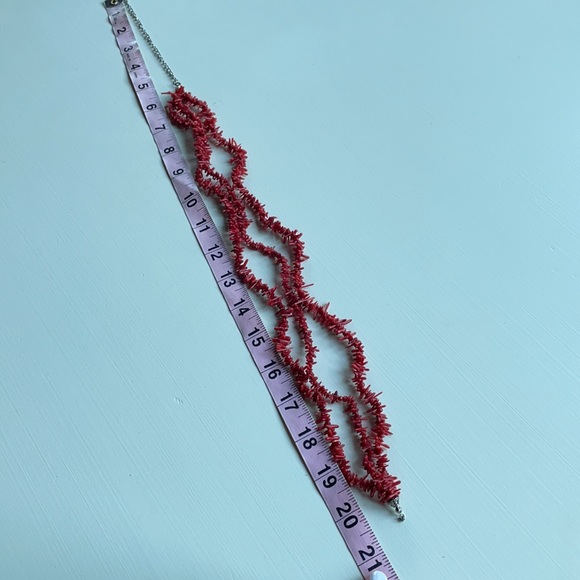 Vintage | Triple Strand Coral Necklace - Picture 7 of 7